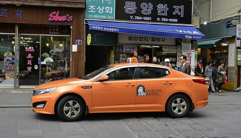 Todo lo que necesitas saber sobre los taxis en Corée del Sur